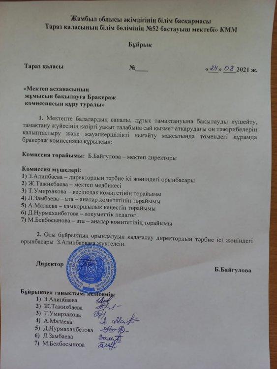 Мектептік тамақтандыру 2021-2022